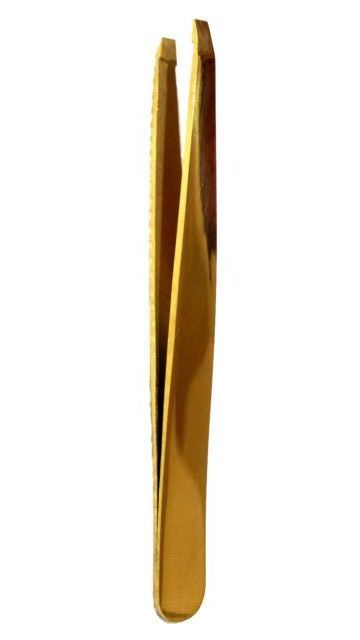 Eyebrow Tweezers Gold Coating  PL-A12